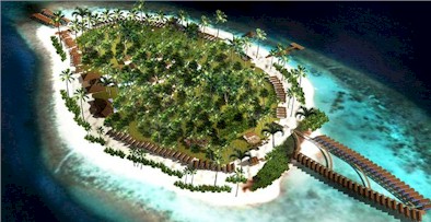 resort aerial faru reethi island maldives